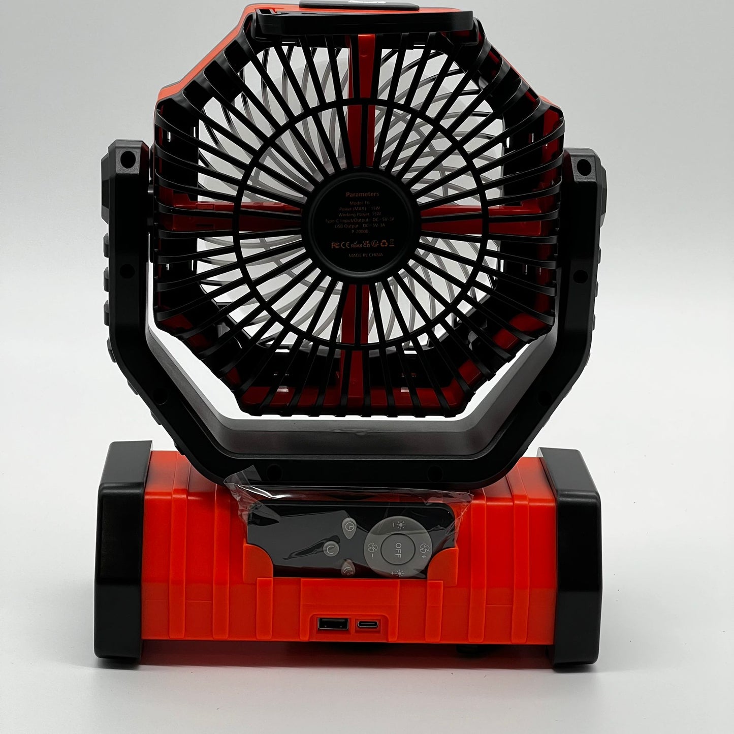 3 In 1 Fan, Light, Power Bank, Fan
