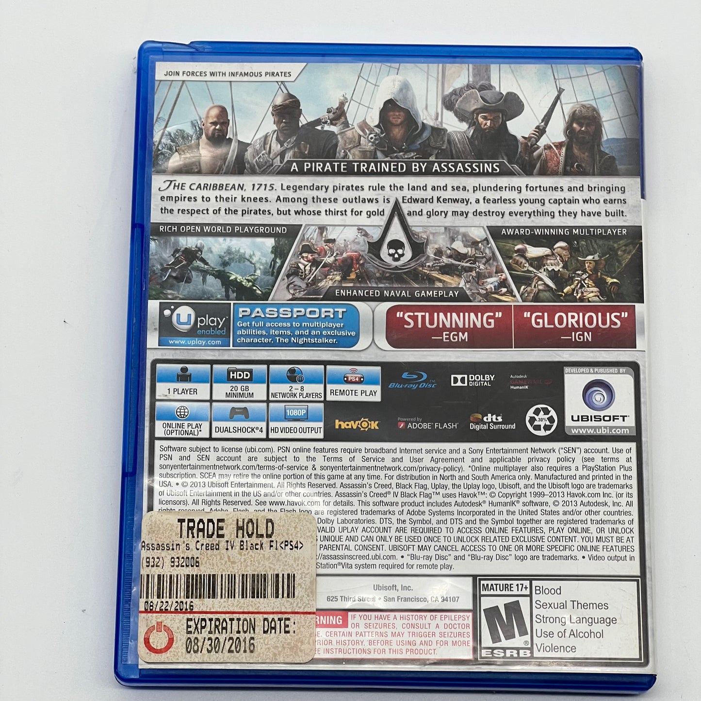 Assassin’s Creed IV: Black Flag – GameStop Edition – PS4