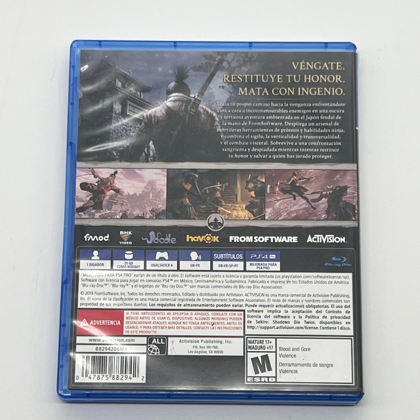 Sekiro: Shadows Die Twice – PS4