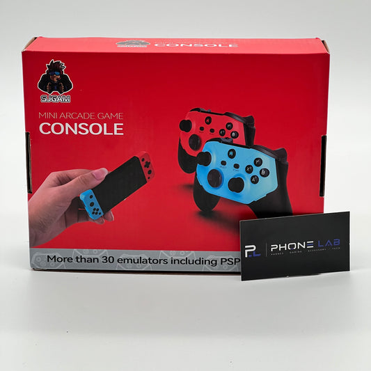 Mini Arcade Game Console – 30+ Emulators | Wireless Controllers | HDMI Plug & Play