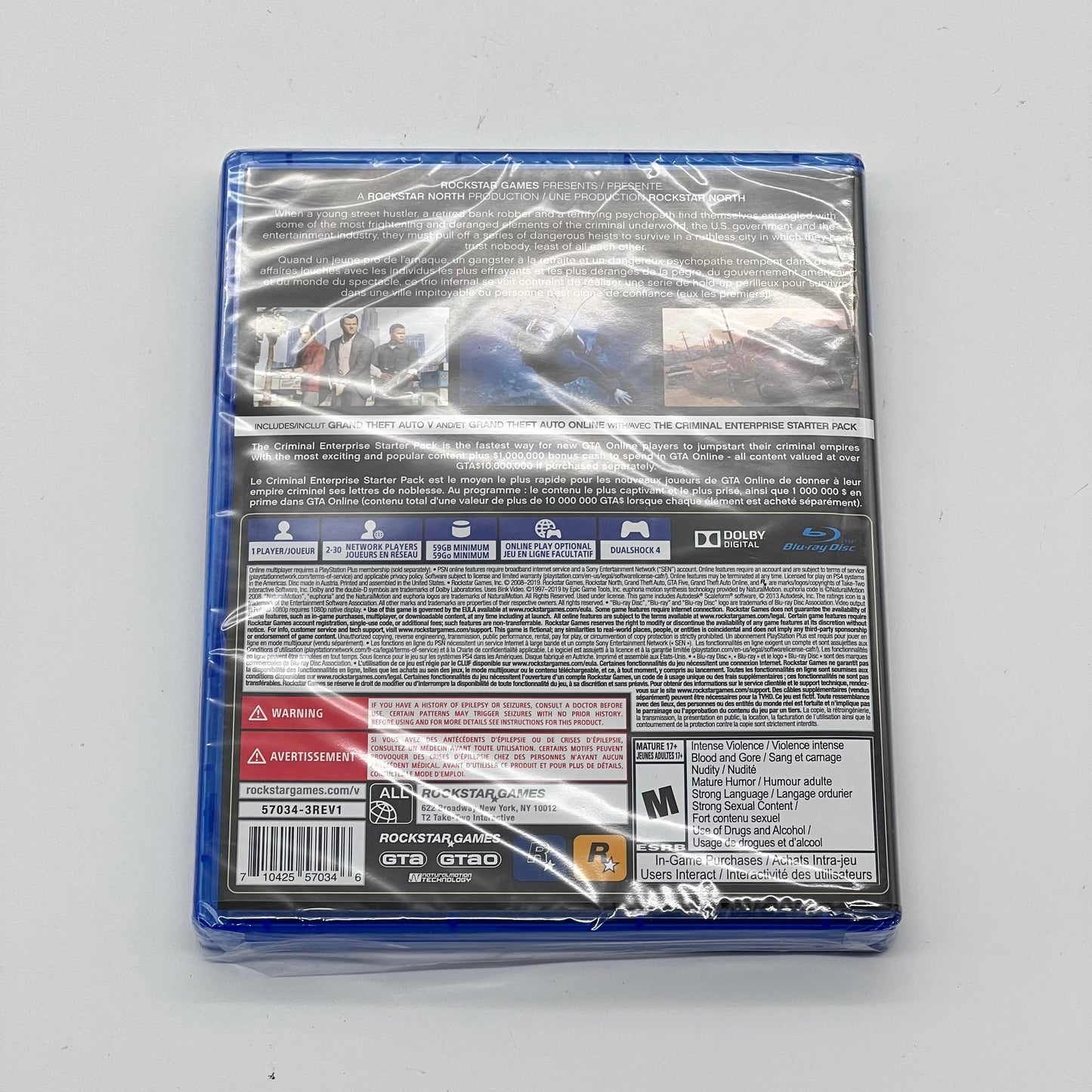 Grand Theft Auto V Premium Edition – PS4 | Brand New Sealed