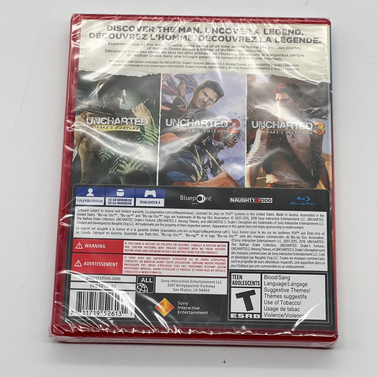 Uncharted: The Nathan Drake Collection – PS4 | PlayStation Hits | Brand New Sealed
