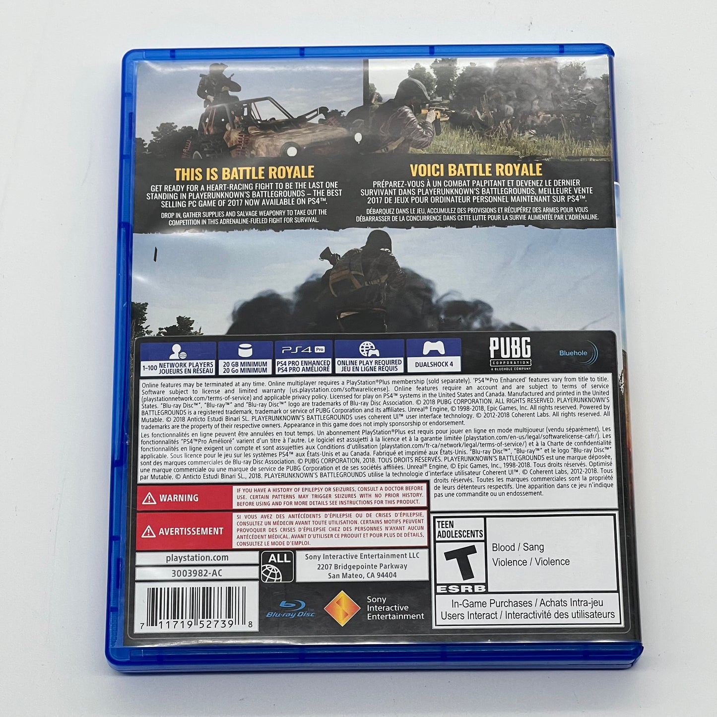 PlayerUnknown’s Battlegrounds (PUBG) – PS4