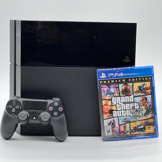 PlayStation 4 500GB + GTA V Premium Edition Bundle