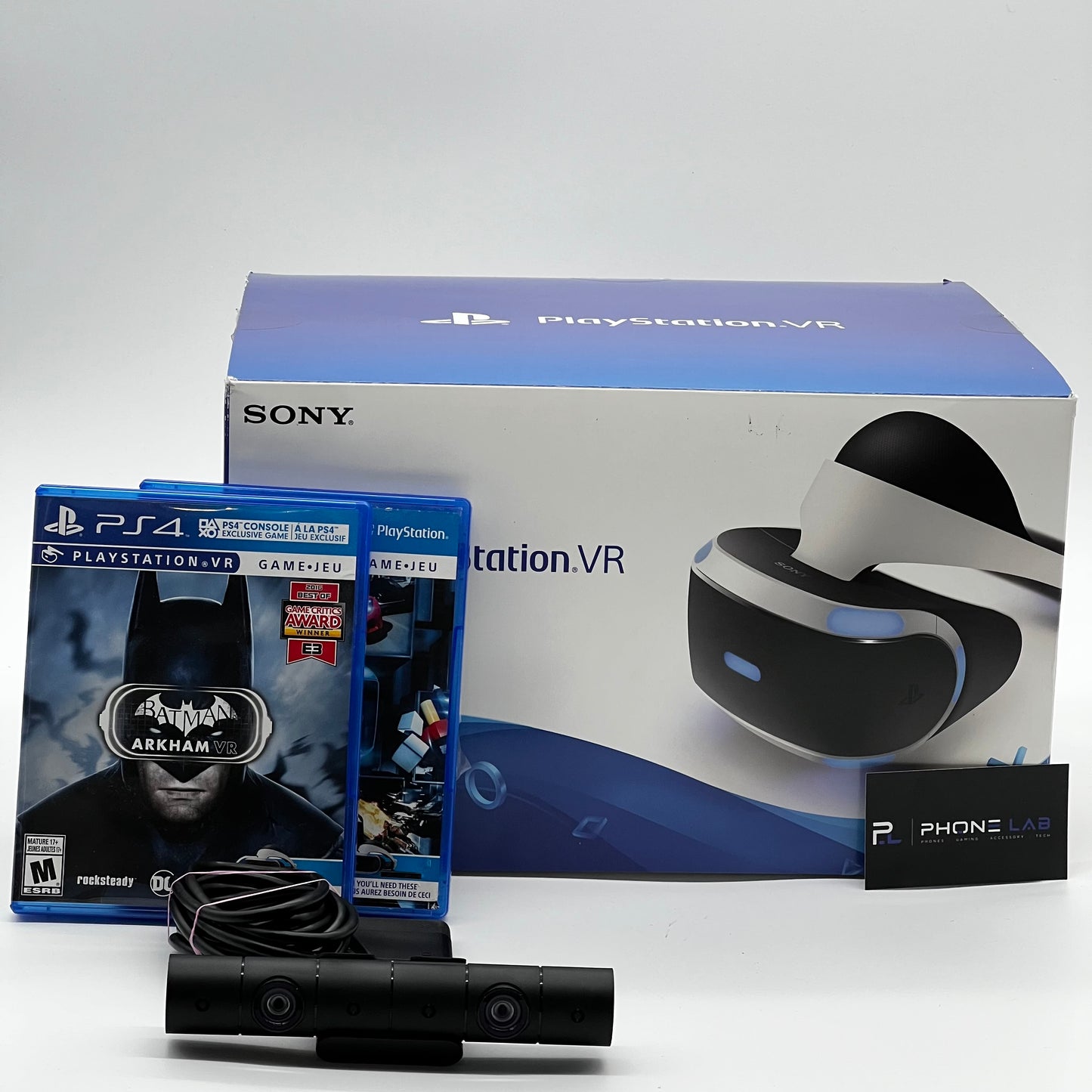 Sony PlayStation VR Bundle for PS4 | Camera & Games Included | Phone Lab